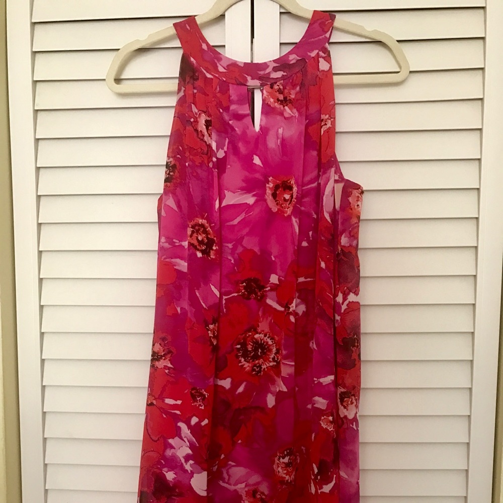 Pink Floral Dress